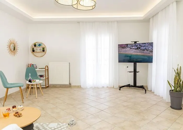 Feriehus 5 Star 3bdr, 2bth, Roofdeck, Naxos Town Naxos City